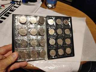 Raccoglitore per monete World Coin Stock