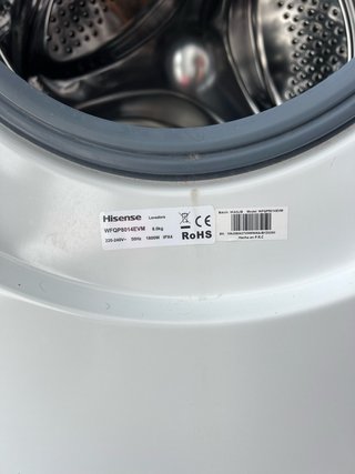 Lavadora Hisense 8kg Steam Inverter