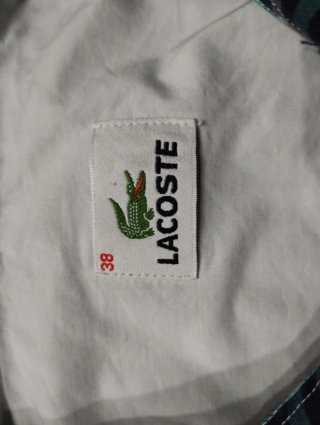 CAMISA LACOSTE MANGA CORTA HOMBRE, talla 38/M