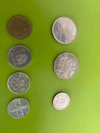 Lote de monedas antiguas de España y otros paises