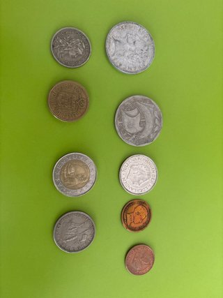 Lote de monedas antiguas de España y otros paises