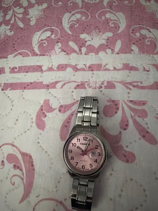 Reloj Calypso Rosa y Plateado