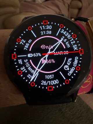 Reloj Inteligente Deportivo Negro