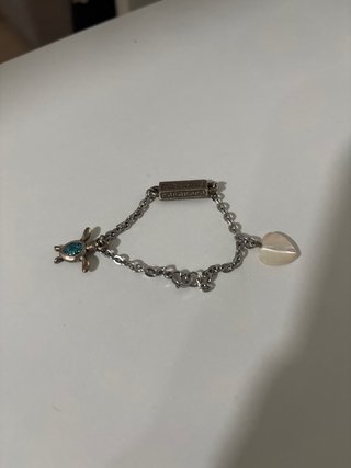 Pulsera infantil Grecia con tortuga y corazón
