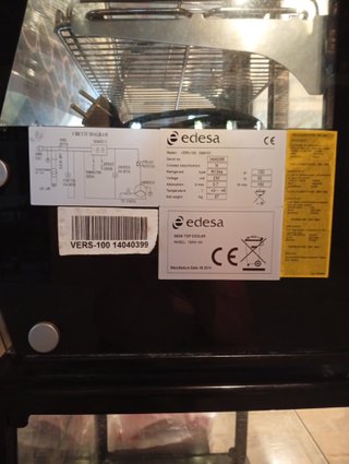 Refrigerador sobre barra Pedesa