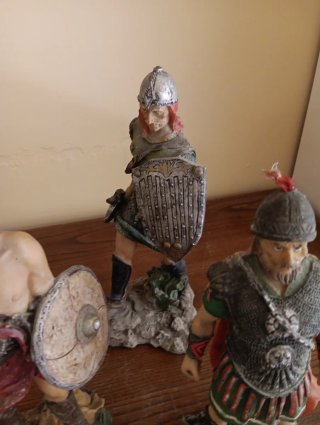 Figuras guerreros medievales