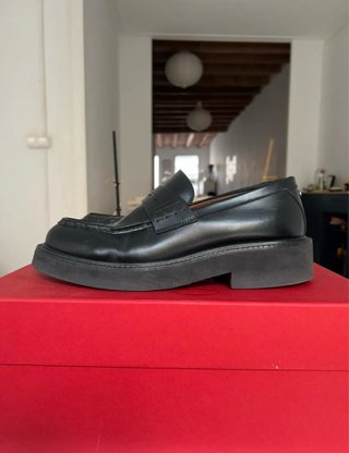 Mocasines Valentino Piel Negro