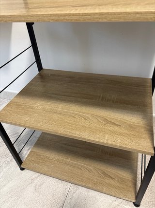 Mueble auxiliar cocina madera y metal