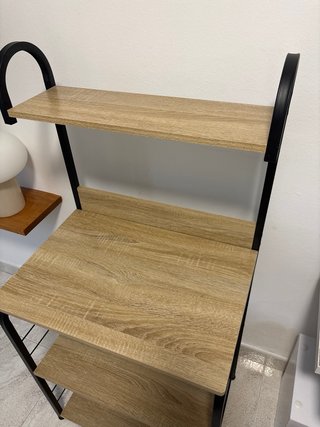 Mueble auxiliar cocina madera y metal