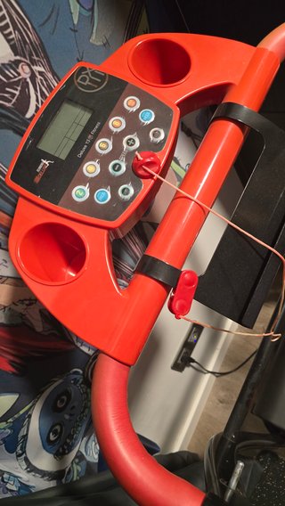 Cinta de Correr Eléctrica Plegable Roja