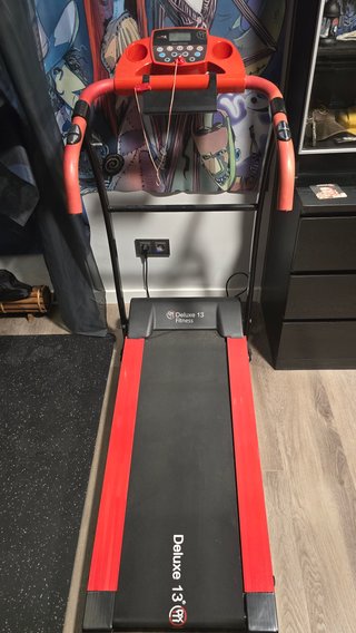 Cinta de Correr Eléctrica Plegable Roja