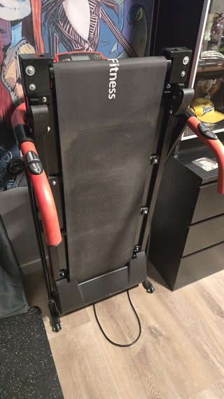Cinta de Correr Eléctrica Plegable Roja