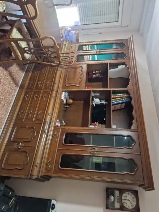 Conjunto comedor: mesa y 6 sillas