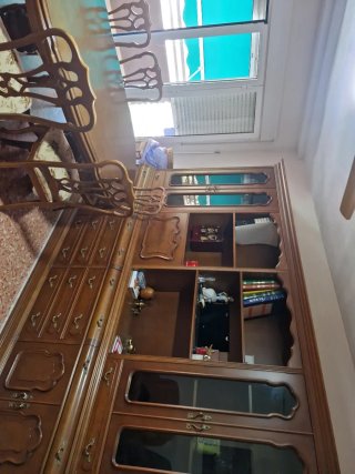 Conjunto comedor: mesa y 6 sillas