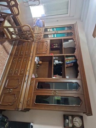 Conjunto comedor: mesa y 6 sillas