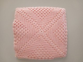 Portatovaglioli uncinetto rosa antico fatto a mano