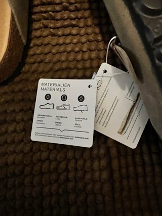 Ciabatte Birkenstock Boston Grigie Tg 43
