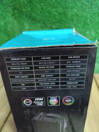 Hiditec C12 PWM ARGB Cooler CPU Compacto