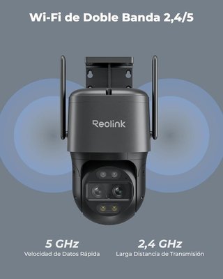 Cámara Vigilancia 4K WiFi 6 PTZ Doble Lente NUEVA