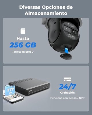 Cámara Vigilancia 4K WiFi 6 PTZ Doble Lente NUEVA