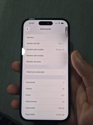 iPhone 15 Negro Espacial  Barcelona