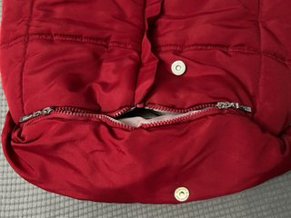 Saco para carrito de bebé rojo