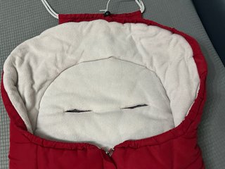 Saco para carrito de bebé rojo