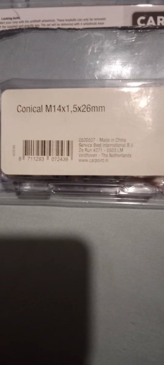 Antirrobo para coche cantidad de piezas 4