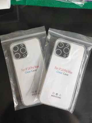 2 Fundas iPhone 14 Pro Max Transparentes