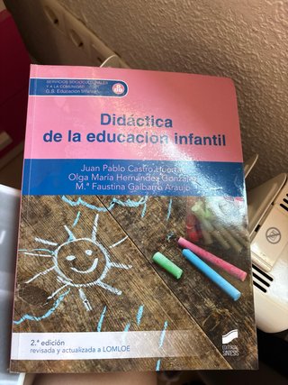 Libros Grado superior Educación Infantil