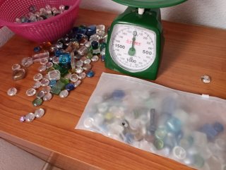Piedras decorativas de cristal