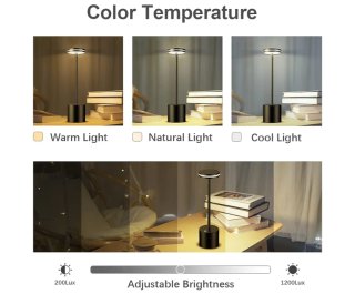 Lámpara LED Hapfish Recargable Inalámbrica