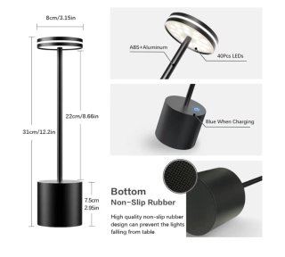 Lámpara LED Hapfish Recargable Inalámbrica