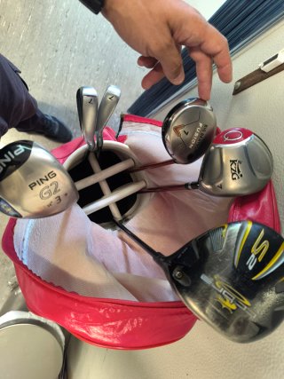 Set de Palos y bolsa retro de Golf Seminuevos