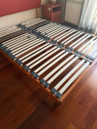 Somier de madera y plástico