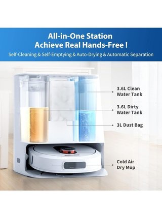 ROIDMI Eva Base Cleaning Robot