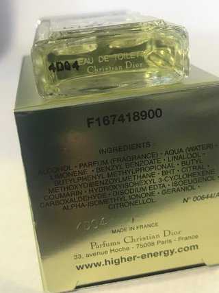 Dior Higher Energy Eau de Toilette 10 ml miniatura
