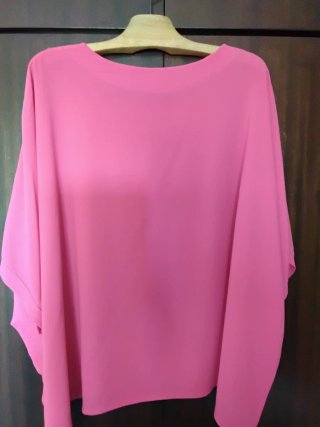 Blusón fucsia talla única nuevo