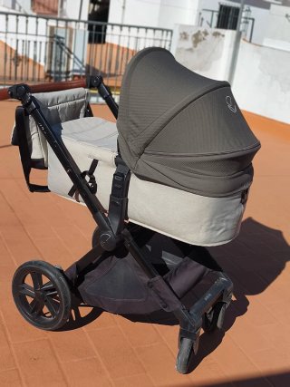 Carrito Jané marrón y beige