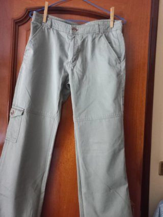 Pantalón cargo verde talla 38