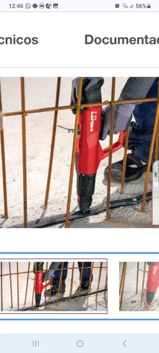 Clavadora Hilti DX A40 con cargador automático