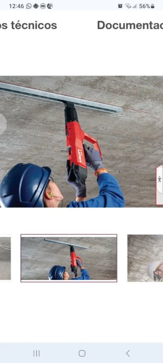 Clavadora Hilti DX A40 con cargador automático