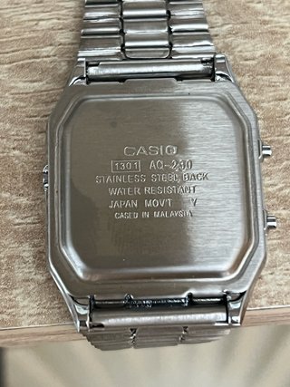 Casio Quartz Analógico Digital Azul