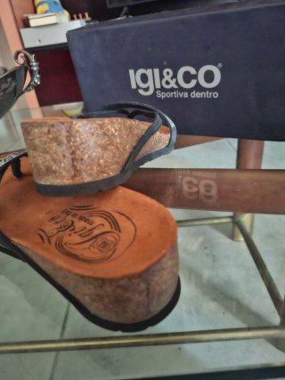 Ciabatte IGI&CO donna infradito strass argento