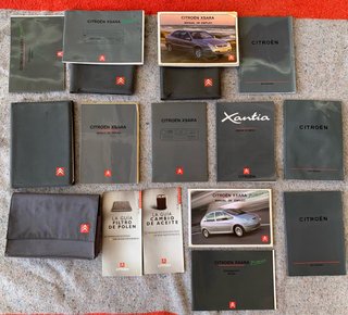 Manuales y carpetas Citroën varios modelos