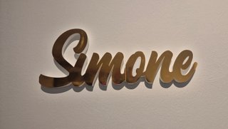 Sagome e nomi in polistirolo + gomma eva