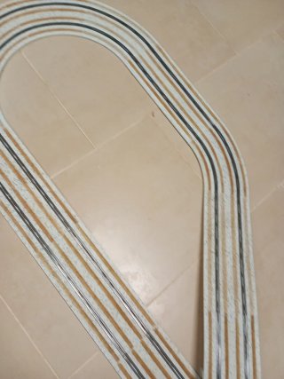 Circuito Scalextric Pista Nieve hielo