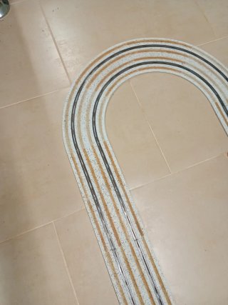 Circuito Scalextric Pista Nieve hielo