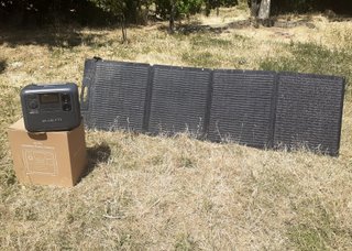 Estación energia portátil AC70 1000W +Panel 200W