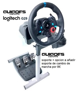 BASE PARA VOLANTE PS3 PS4 PS5 PC XBOX 360 XBOX ONE